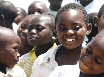 African children happy Live Earth music concert climate change