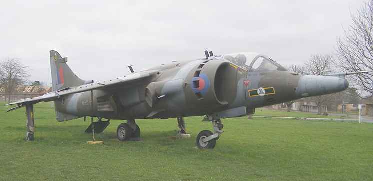 Hawker Harrier VTOL jump jet