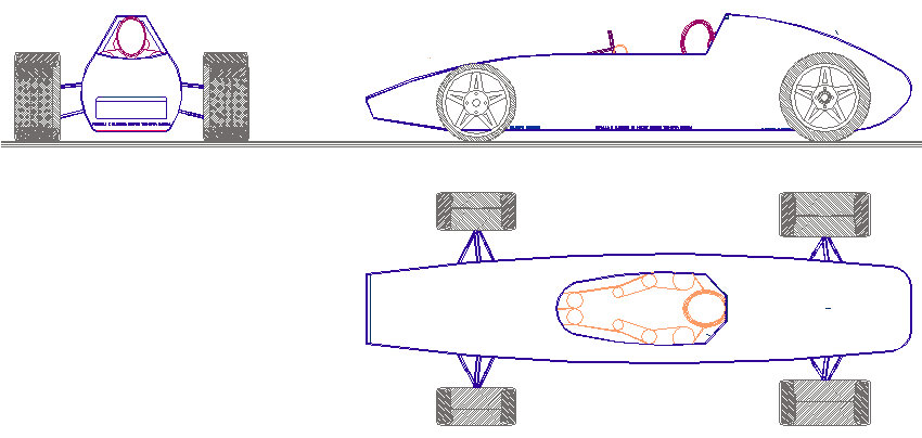 Formula E circuit racing car with self load battery cartridge refuelling