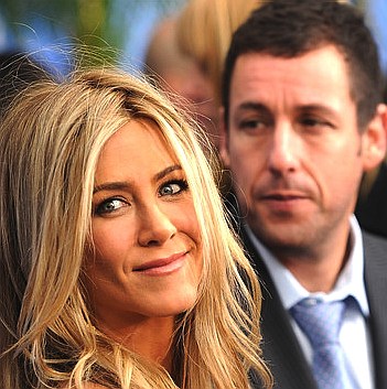 Jennifer Aniston and Adam Sandler