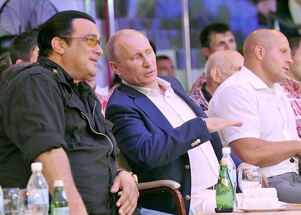 Steven Segal and Vladimir Putin