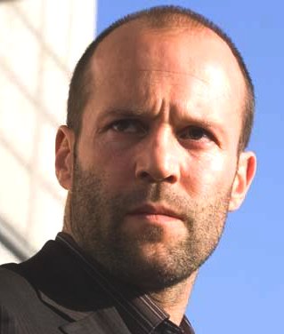 Jason Statham's stern look