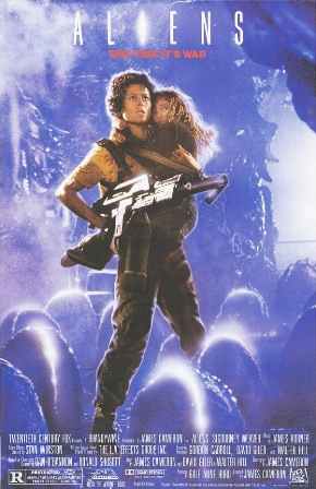 Aliens poster Sigourney Weaver