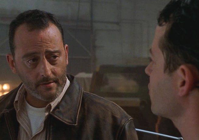 Jean Reno and Matthew Broderick in Godzilla