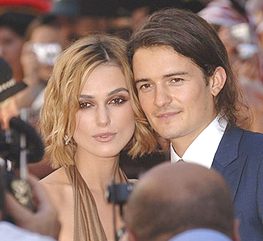 Kiera Knightly and Orlando Bloom