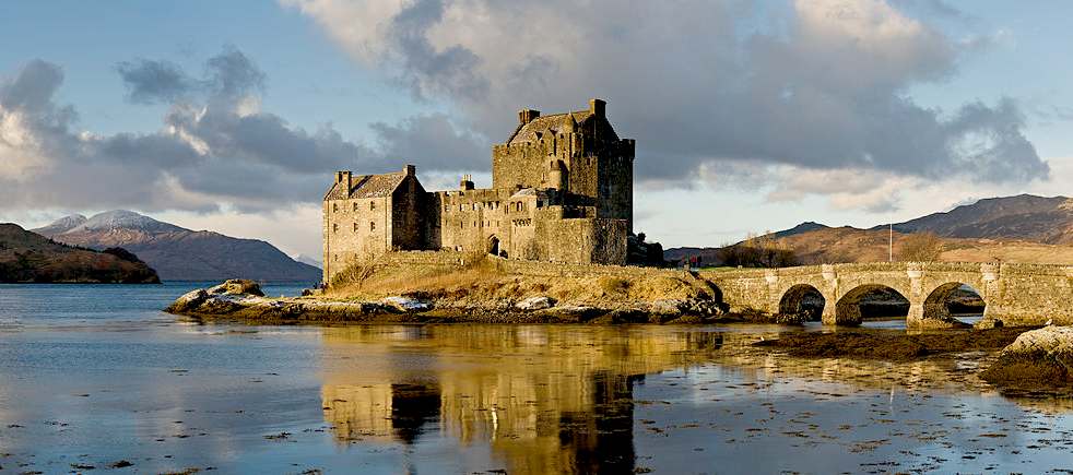 Eilean Donan Castle in the Scottish Highlands