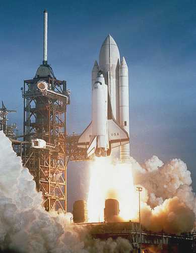 Launch of Space Shuttle 'Columbia' from Kennedy Space Center