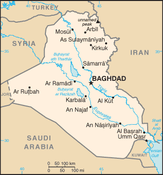 Iraq map