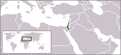 Location of Israel