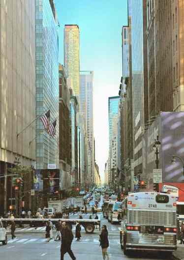 Madison Avenue, New York City, USA, looking north