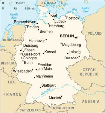 Map of Germany