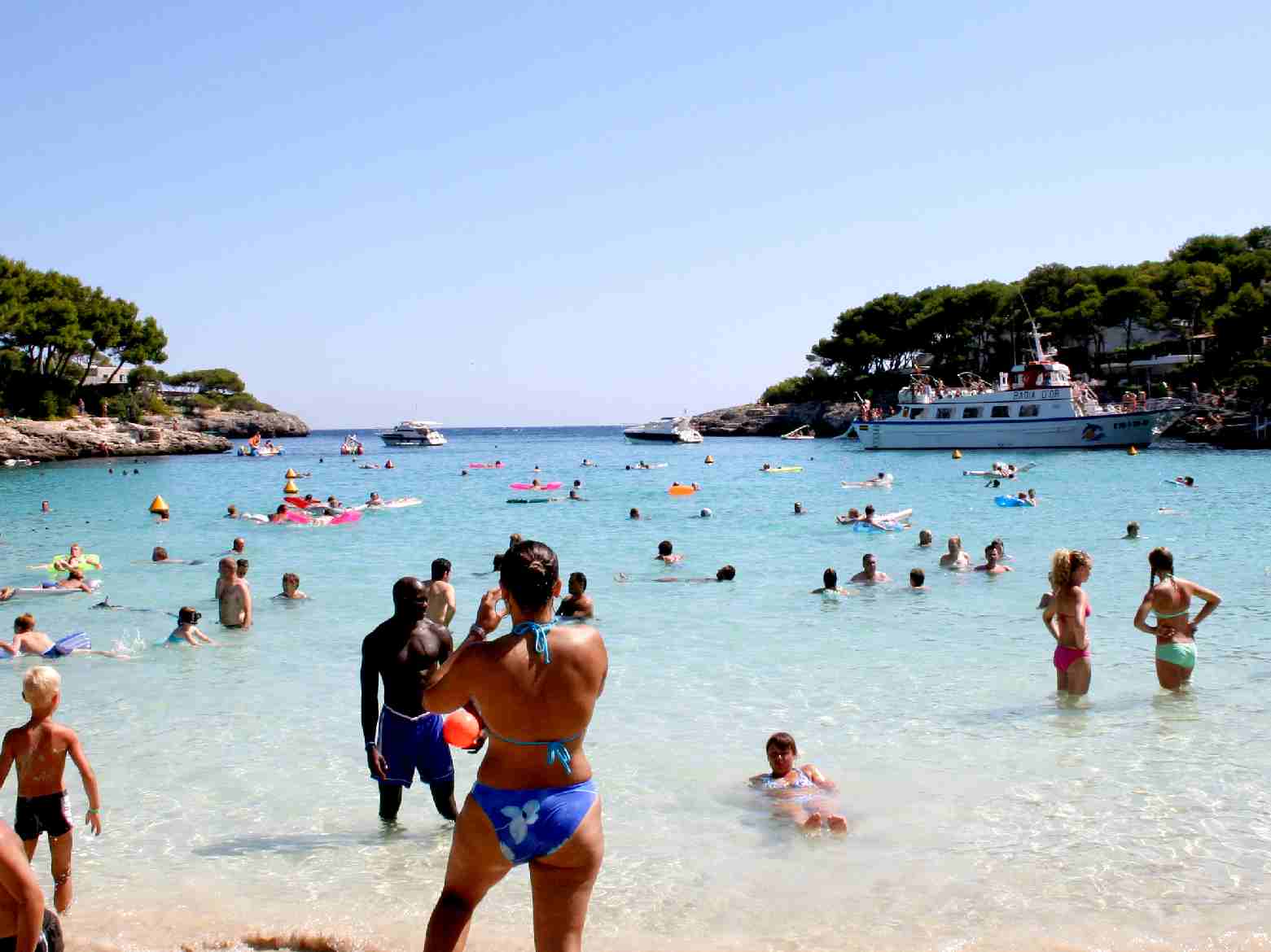 Malorca typical holiday beach