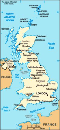 Map of the United Kingdom