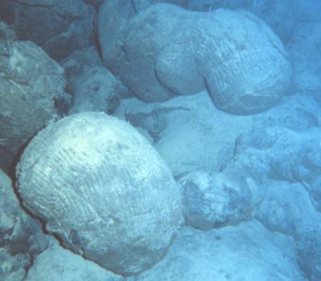 Hawaii pillow lava underwater magma