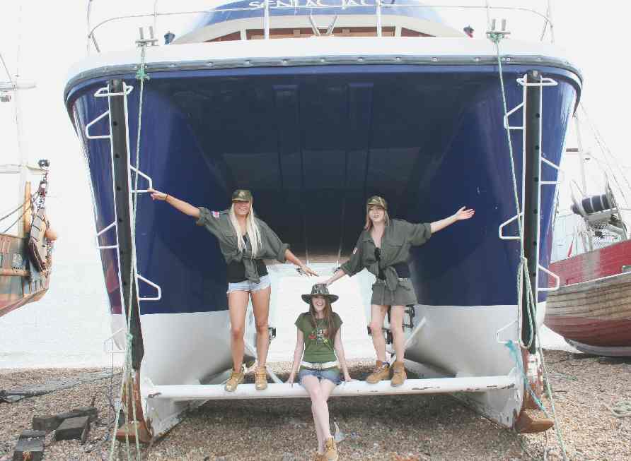 Hastings fishing boat Senlac Jack and the Sunshine Girls