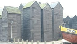 Fishing net shops, historic Old Town