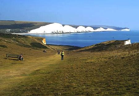 The nature reserve at Seaford Head