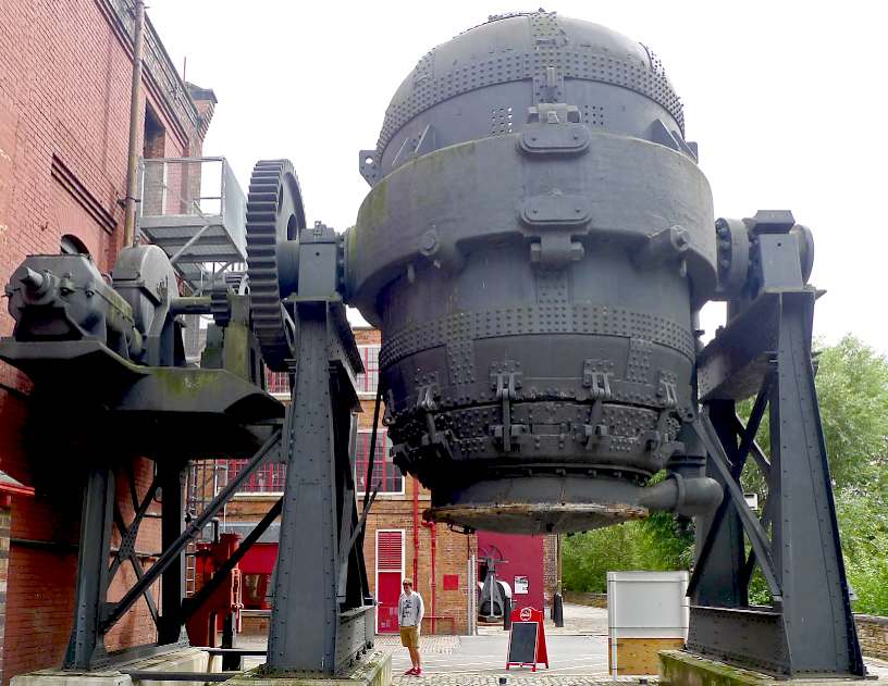 A decommissioned Bessemer converter