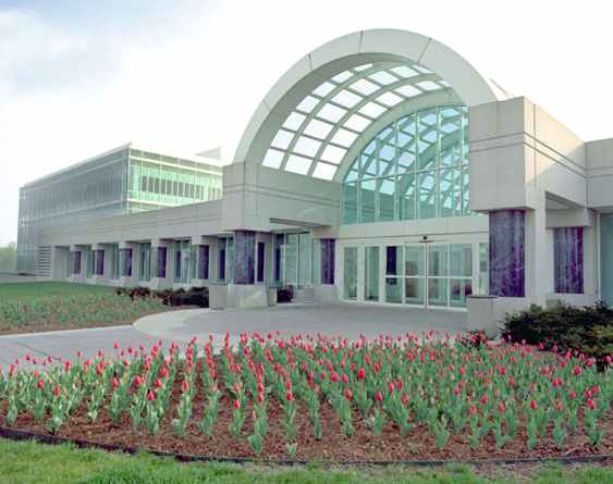 The entrance of the CIA Headquarters