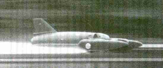 Jet powered Bluebird K7 hydroplane