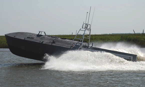 Tetron autonomous Canadian Royal Navy boat, cyber wars