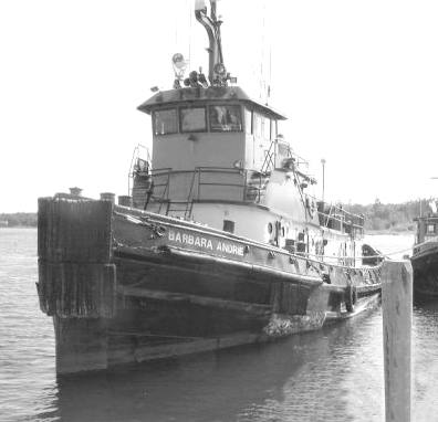 Paradise Bay - The Barbara Andrie 120' long tug boat 3,400 horsepower