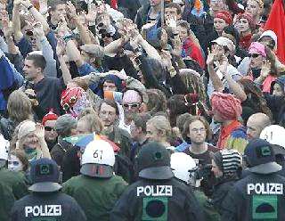 G8 summit Germany protestors June 2007