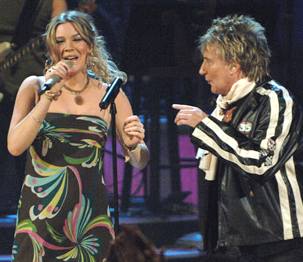 Joss Stone and Rod Stewart