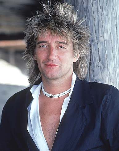 Rod Stewart in casual dress