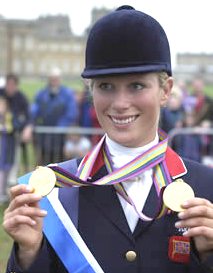 Zara Phillips shows her metal