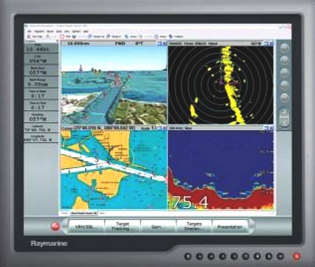 Raytheon chart plotter